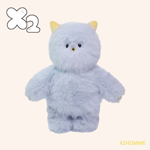 X2HOMME 原创毛绒玩偶小怪兽小pee学生情侣送礼陪伴安抚公仔娃娃