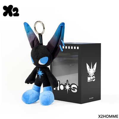 X2HOMME 原创moos毛绒玩偶二次元潮流学生包包挂件情侣节日礼物