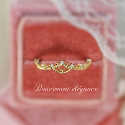 nojess幸福花语温柔高级简约戒指