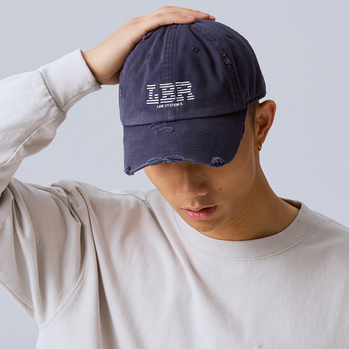 【官方直营】Liberaider LBR LOGO 破坏做旧六片式刺绣棒球帽26FW