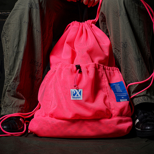 【官方直营】Liberaiders PX户外徒步旅行双肩背包网眼束口包25SS