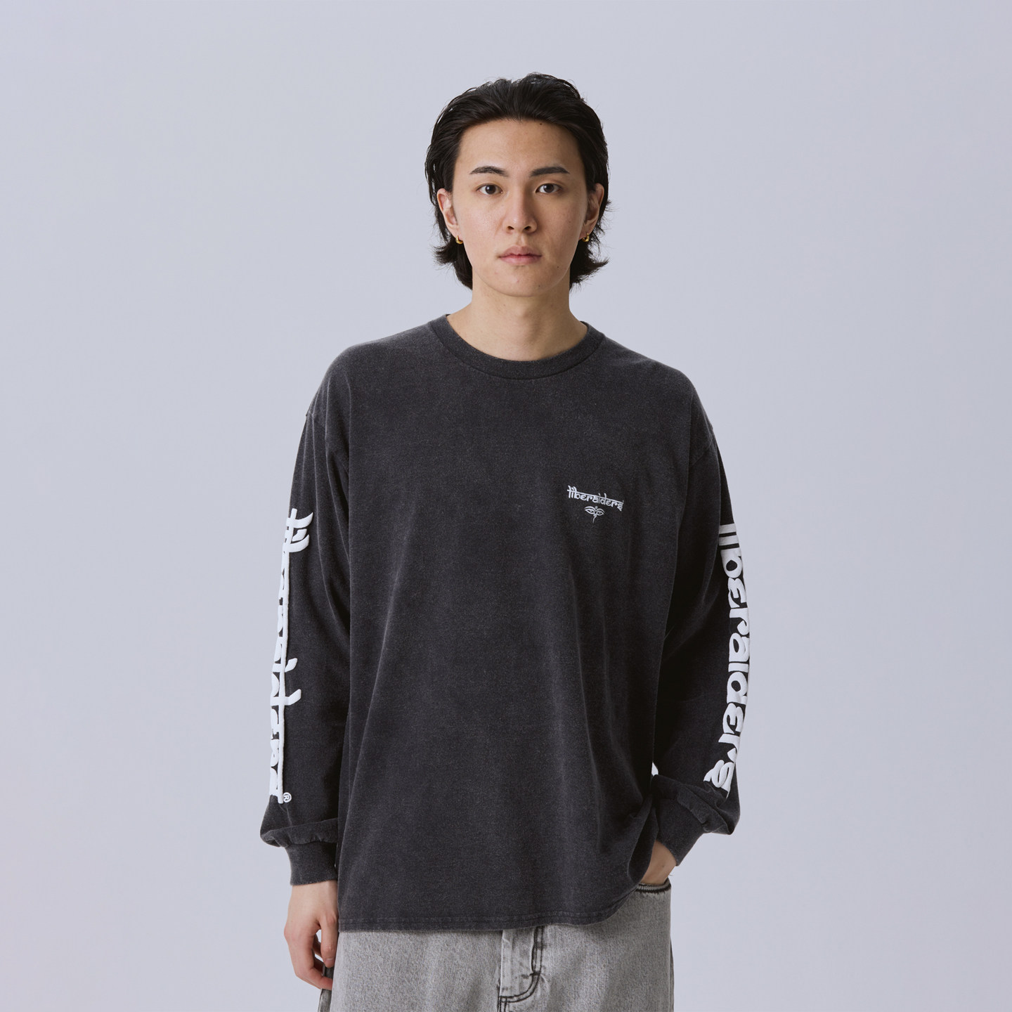【官方直营】Liberaiders SLEEVE FONT智慧之眼复古长袖T恤26FW图片