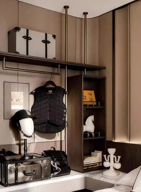 儿童房衣帽间马术主题软装摆件