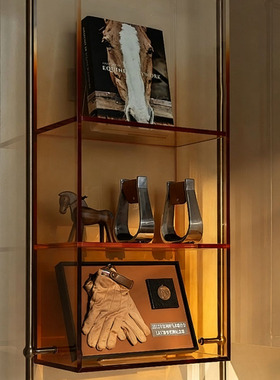 样板间儿童房马术主题书籍装饰画