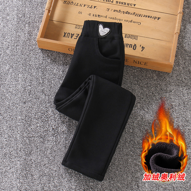 女童裤子春秋季2026新款爆款靴裤弹力修身打底裤儿童铅笔小脚裤潮
