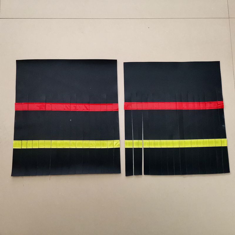 大货车脚踏板穗前后保险杠扫泥条轮胎挂穗夜间反光吊穗飘絮黑皮革