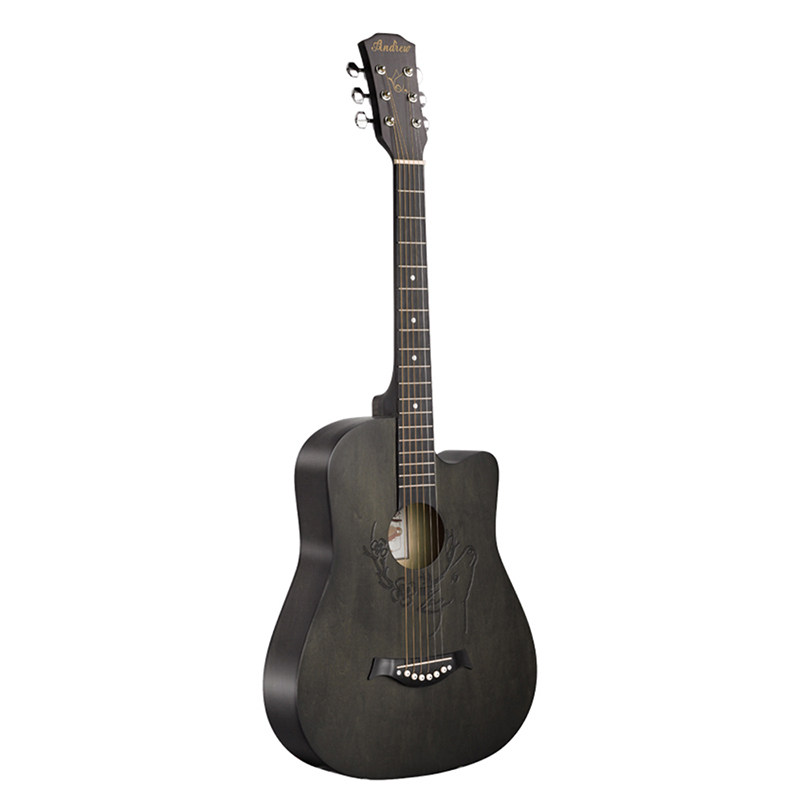 安德鲁民谣吉他初学者入门烧火棍琴寸新手学生木吉他自学乐器