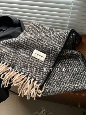 YAOLI冬季韩版情侣高级感围巾