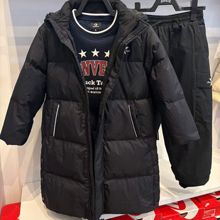 CONVERSE匡威25年冬季男女童时尚保暖舒适长款羽绒服 CV2542553