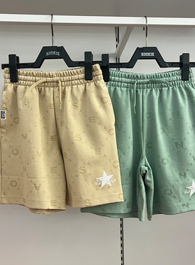 Converse匡威童装24夏季男女童针织休闲五分裤运动短裤CV2422046