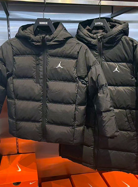 JORDAN乔丹正品25年冬男女童三防连帽加厚羽绒服外套JD2542055