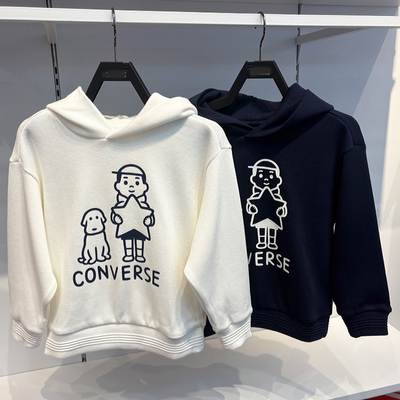 匡威联名款25年秋男女童针织卫衣