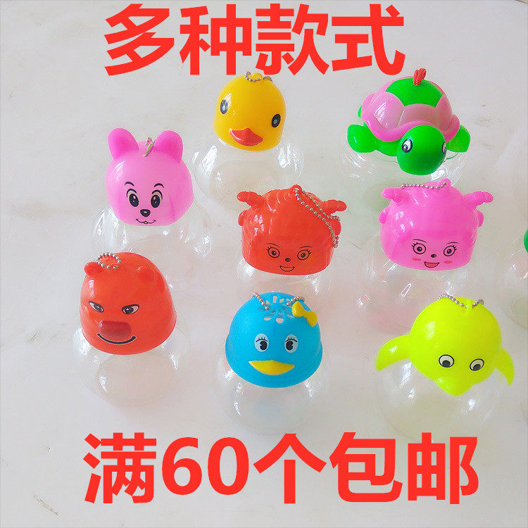 鱼瓶透明封闭式手提盒子宠物饲养迷你塑料小金鱼缸摆地摊QQ乌龟瓶