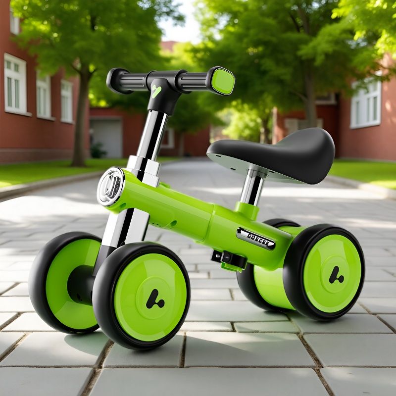 儿童平衡车1-4岁婴幼儿宝宝学步车无脚踏滑步小孩四轮滑行溜溜车