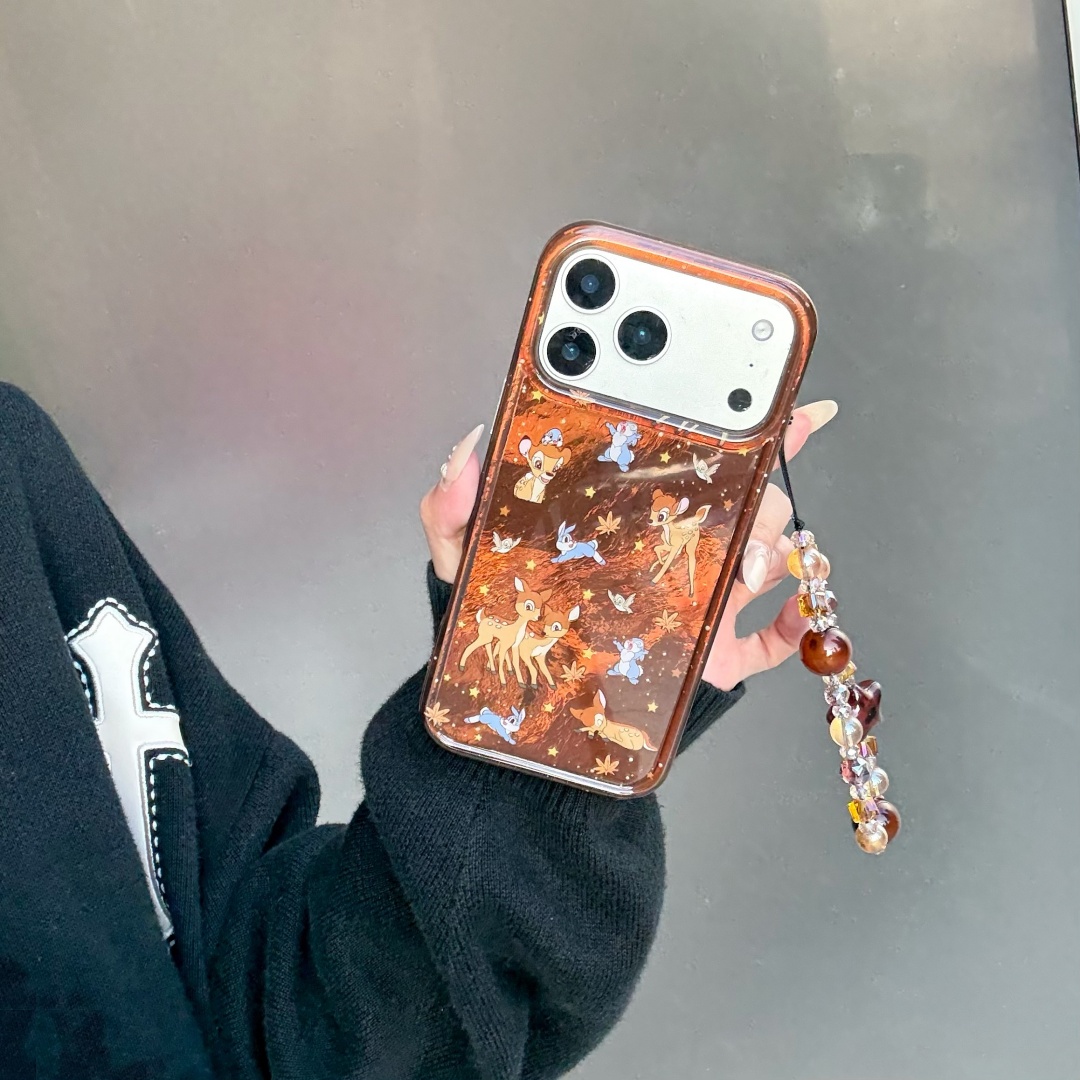 iPhone17卡通小鹿斑比苹果软壳