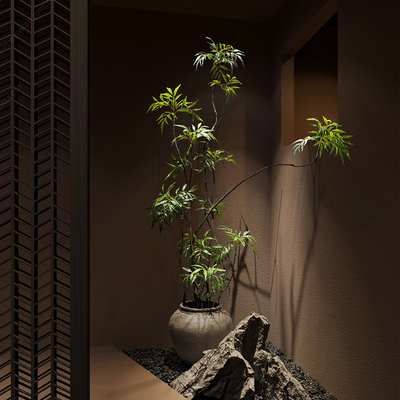 仿真大型轻奢十大功劳室盆栽