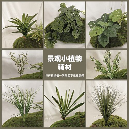 仿真绿植造景小植物搭配装饰