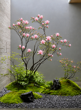 仿真玉兰花树室内景观定制