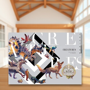 【现货】空想生物画师 山村理惠 作品集 日文艺术插画作品集设定集画集日版进口原版图书外版书籍CREATURES 山村れぇ作品集