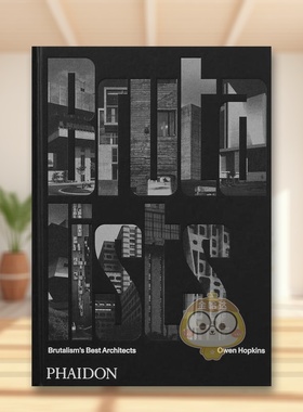 【现货】野兽派大师顶尖粗野主义建筑The Brutalists英文建筑设计风格与材料构造Owen Hopkins精装Phaidon Press进口原版书83书籍