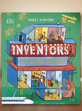 【预售】发明家：世界上天才的发明背后的精彩故事 Inventors: Incredible stories of the world’s 原版英文儿童绘本进口书籍图