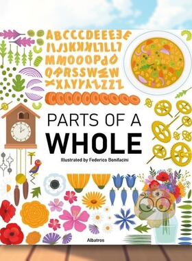 【预售】【井井有条】事物的组成英文儿童绘本知识百科进口原版外版书精装【Neatly Organized Things】Parts of a WholeMagda G书