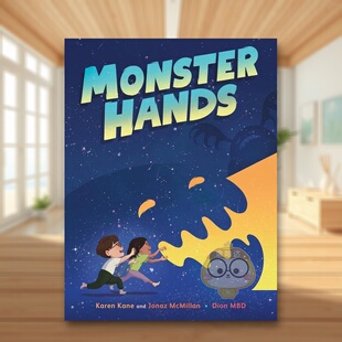 【预售】怪物之手英文儿童绘本人物传记进口原版外版书精装6-9岁Monster HandsKaneNancy Paulsen Books书籍图书正版