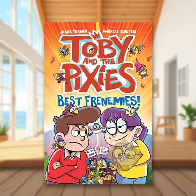 【现货】托比和小精灵：* 佳友敌 Toby and the Pixies: Best Frenemies 原版英文漫画书 幽默爆笑儿童系列漫画