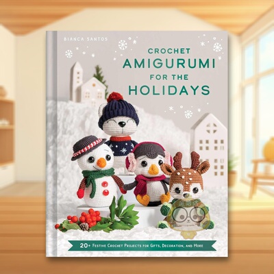 【预售】节日钩针玩偶指南 Crochet Amigurumi for the Holidays 原版英文手工制作进口书籍图书外版正版
