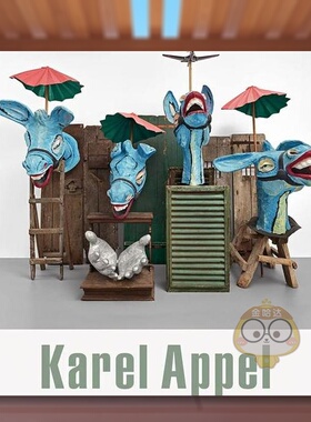 【预售】卡雷尔·阿佩尔英文艺术家艺术工作室进口原版外版书精装14岁以上Karel AppelKarel AppelHolzwarth Publications书籍图书