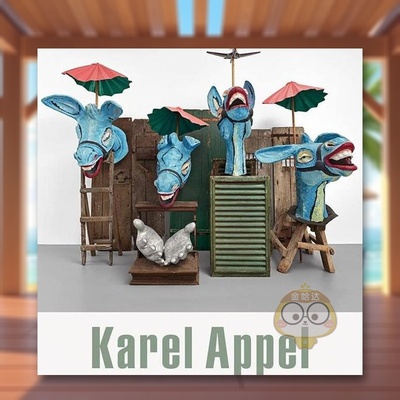 【预售】卡雷尔·阿佩尔英文艺术家艺术工作室进口原版外版书精装14岁以上Karel AppelKarel AppelHolzwarth Publications书籍图书