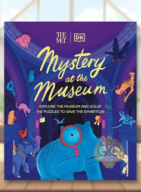 【现货】大都会艺术博物馆之谜The Met Mystery at the Museum英文儿童艺术启蒙3-6岁精装Helen Friel进口原版书DK Children2书籍