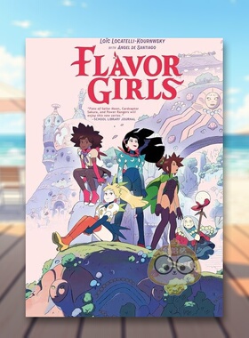【预售】美少女战队英文漫画进口原版书精装Flavor Girls Lo?c Locatelli-KournwskyBOOM Studios书籍图书外版正版