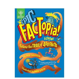 【预售】趣味知识百科 400个极限事实 大英百科全书 【FACTopia】Epic FACTopia! 科学冷知识 原版英文儿童绘本