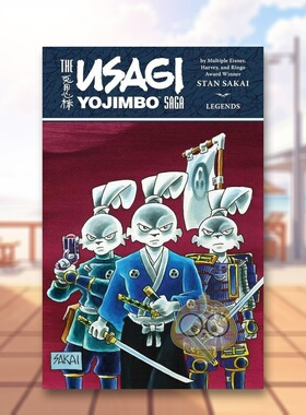 【预售】阿兔用心棒传奇第二版Usagi Yojimbo Legends 2Nd Ed英文漫画图书简装进口原版书Sakai  Stan Dark Horse书籍外版正版