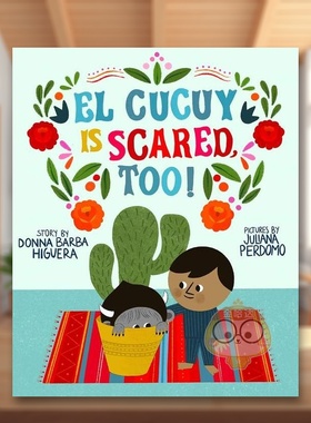 【现货】小夜魔也会害怕啊！英文儿童绘本自我认知情绪管理进口原版书精装El Cucuy Is Scared, Too! Juliana Perdomo著Abram书籍