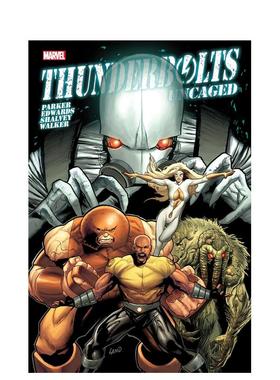 【预售】漫威漫画 雷霆特工队 Thunderbolts: Uncaged Omnibus 英文漫画书原版进口图书 超级英雄系列美漫书籍Jeff Parker 精装