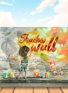 【预售】影壁Shadow Wall英文儿童绘本交通工具城市人文3-6岁精装进口原版书Coates  Olivia  Ethicool Books书籍图书外版正版