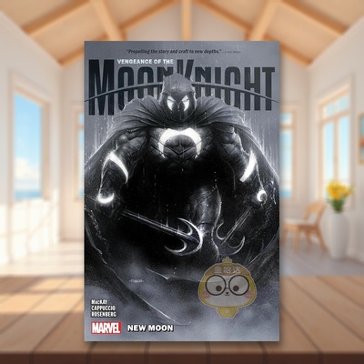 【现货】【Marvel】月光骑士的复仇卷1英文漫画平装进口原版书Vengeance of The Moon Knight Vol. 1: New Moon David Finch  Je书