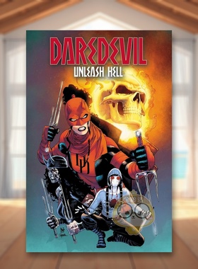 【现货】夜魔侠：地狱倾巢 - 血戮版 Daredevil: Unleash Hell - Red Band 原版英文漫画书