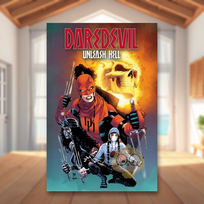 【现货】夜魔侠：地狱倾巢 - 血戮版 Daredevil: Unleash Hell - Red Band 原版英文漫画书