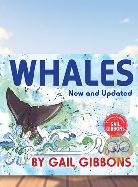 【现货】鲸Whales 英文儿童绘本动物生态环保6-9岁精装Gail Gibbons进口原版书Holiday House823451753书籍图书外版正版