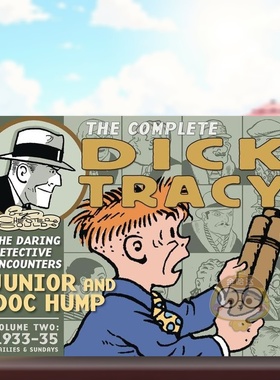 【预售】至尊神探全卷1933-1935The Complete Dick Tracy Vol 2 1933-1935英文漫画MrChester Gould精装Clover Press进口原版书97