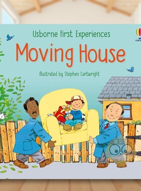 【现货】第一次搬家Moving House英文儿童绘本人际关系3-6岁平装Anne Civardi and Stephen Cartwright进口原版书Usborne childre