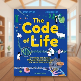 Carla 生命 外版 英文儿童绘本知识百科进口原版 LifeDr. H?fnerFlying 编码 Code 6周岁The Books书籍图书 Eye 书精装 现货