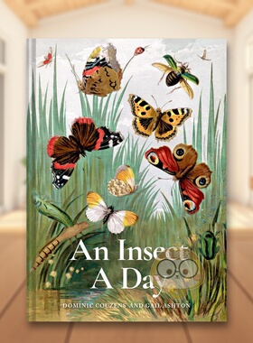 【预售】一天一昆虫An Insect A Day英文社会科学Dominic Couzens精装Batsford进口原版书849947947书籍图书外版正版