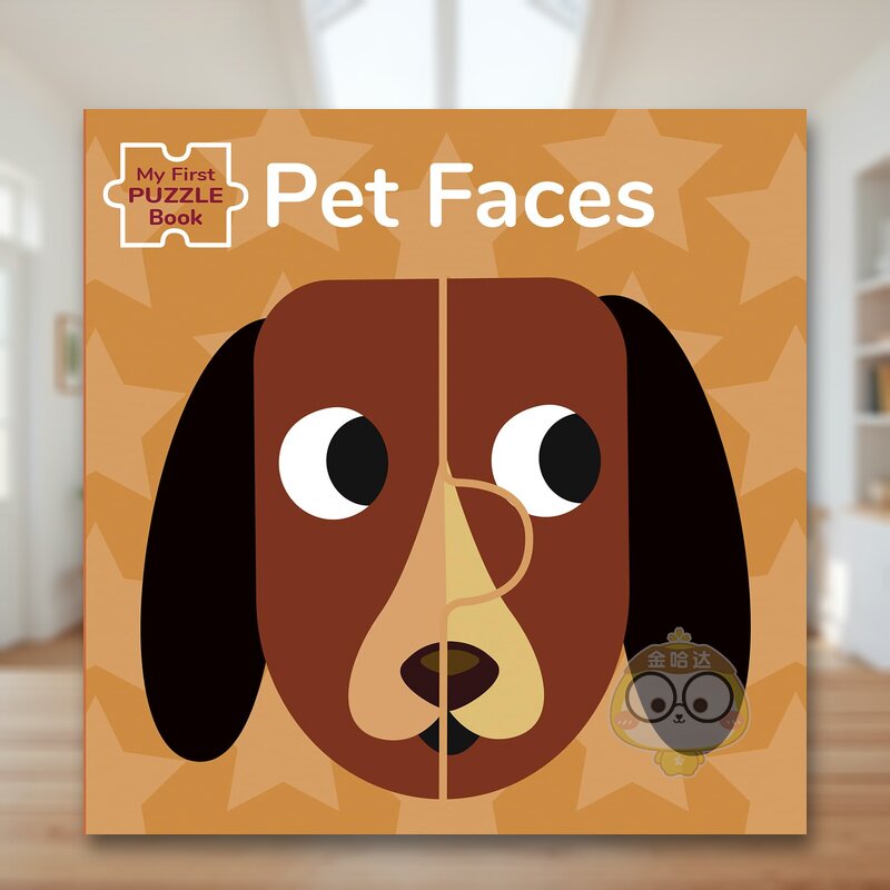 【预售】我的苐一本脸谱拼图：宠物面孔 My First Puzzle Book: Pet Faces 原版英文儿童语言/概念启蒙进口书籍图书外版正版图片