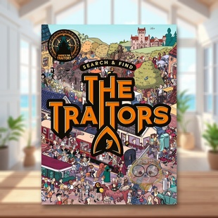 【现货】叛徒搜捕令:官方视觉解谜游戏书 Search and Find: The Traitors 原版英文儿童趣味 美国版狼人杀真人秀