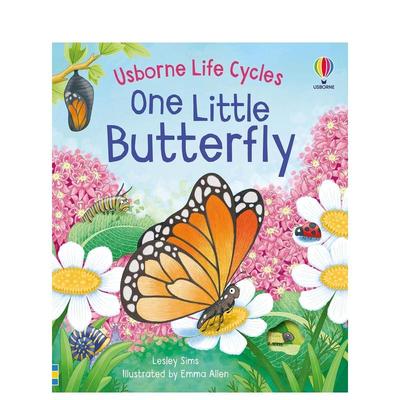 【现货】【生命周期】一只小蝴蝶 【Life Cycles】One Little Butterfly 原版英文儿童绘本