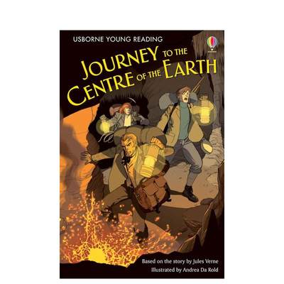 【预售】【Usborne分级阅读3】地心历险记 Journey to the Centre of the Earth 原版英文儿童分阶阅读